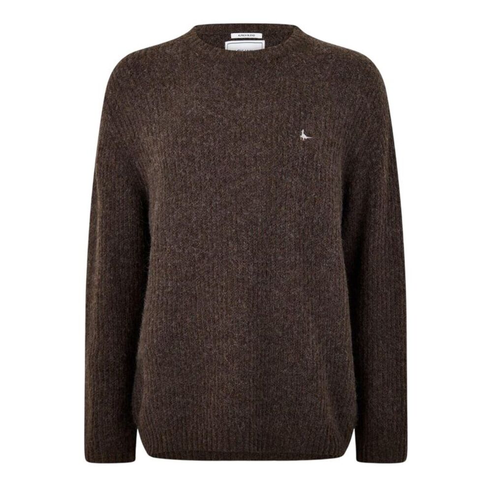 Jack Wills Mens Crew Neck Baggy Sweatshirt / Coffee Marl